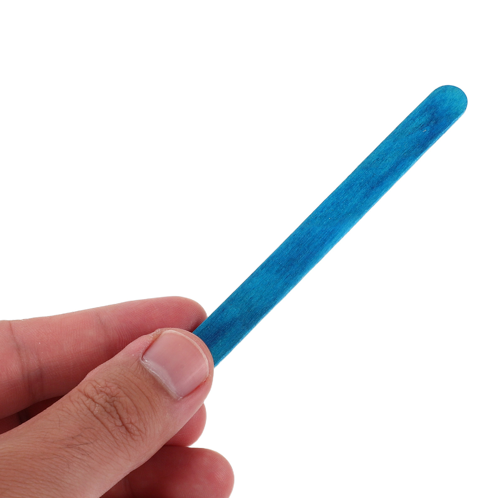 Art Craft Stick - 500本入り、安全で無毒のカラフルな木製クラフトスティック。サイズは114x10x2mm。教室での美術活動、DIY、ケーキポップ、デザート作り、子供向けの工作などに最適。