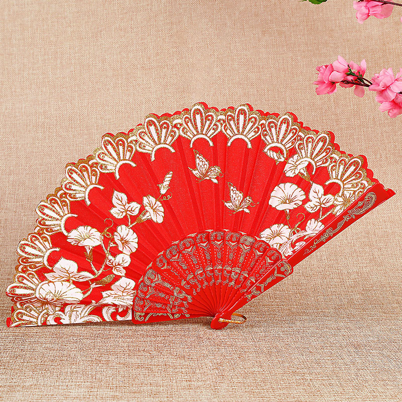 Art Craft Butterfly - 扇子,レトロ,ウェディングファン,手工芸品,アートギフト,ダンス,ヴィンテージ,フラワー,バタフライプリント