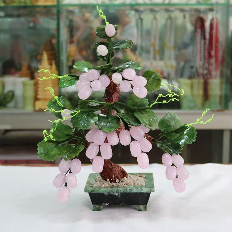 2つの木で作られた石の装飾,家庭用アクセサリー,リビングルー - Art Craft Christmas Tree のレビューと価格