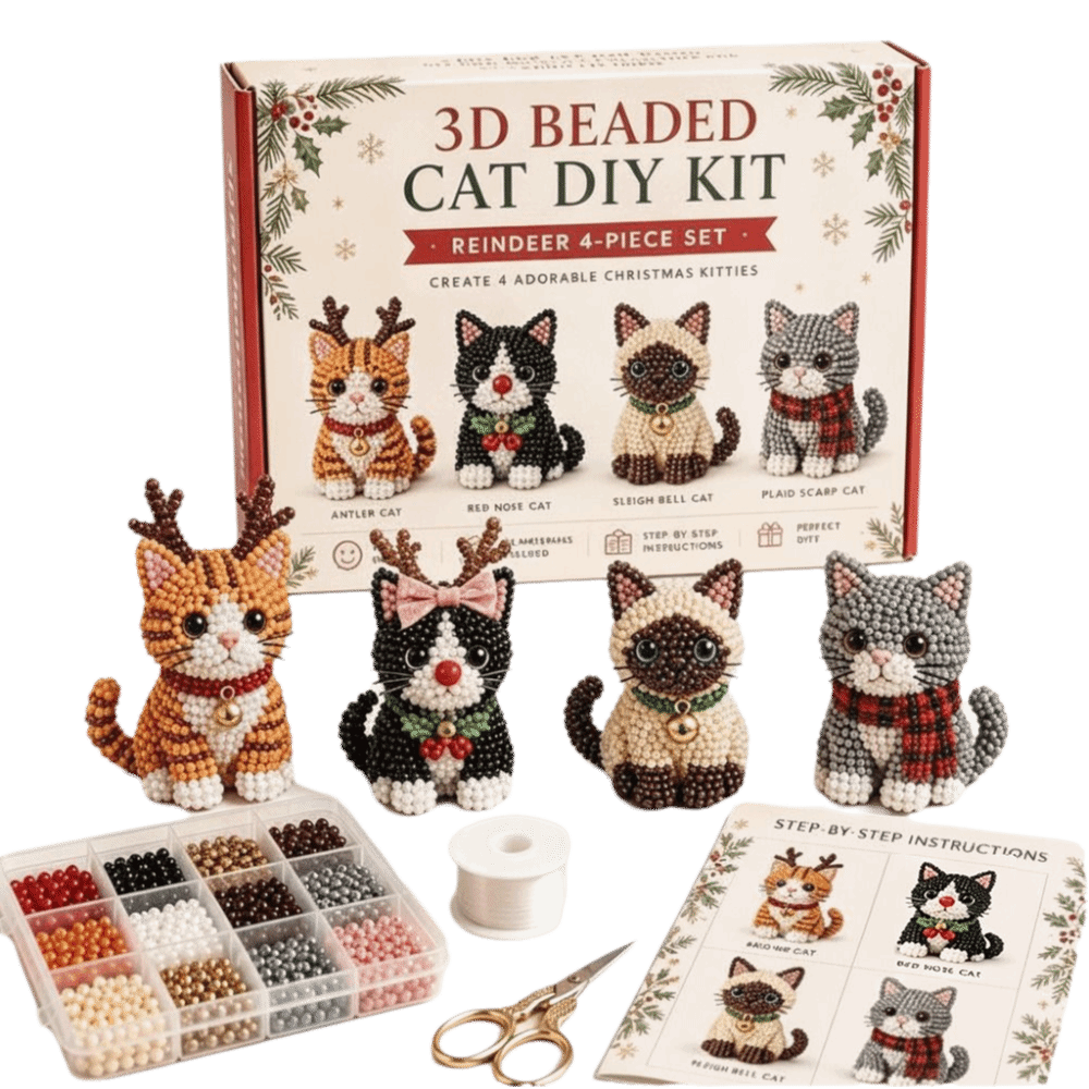 小さなビーズ3Dビーズ動物キット かわいいデザイン クリエイ - Art Craft And Design のレビューと価格