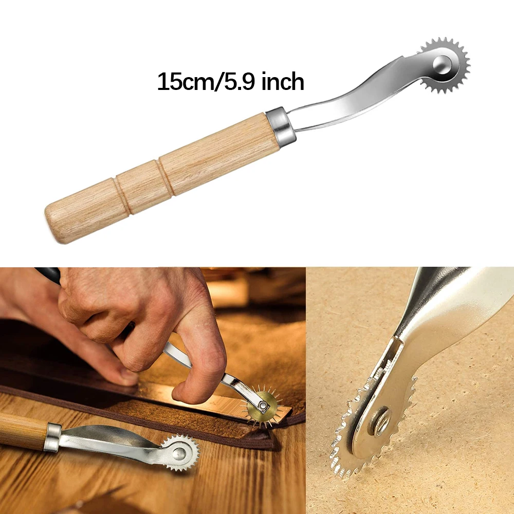 初心者向けレザークラフトソーイングキット、ワックス糸、木製ハ - Leather Tooling Kit のレビューと価格