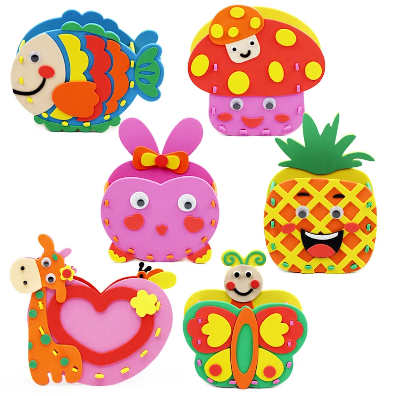 子供のための漫画のペンコンテナ,工芸品キット,手作りのEVA - Art Craft For Kindergarten のレビューと価格