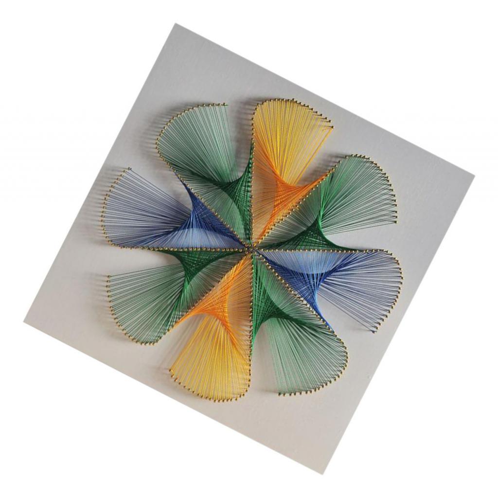 ネイルストリングアートキット 花柄デザイン 木製ボード クリ - Art Craft Project のレビューと価格