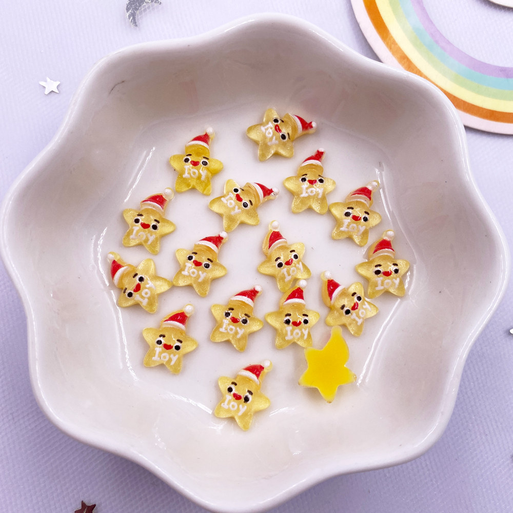 ミニレジンフラットバックラインストーンフィガーズ、カラフルな - Art Craft Christmas Tree のレビューと価格