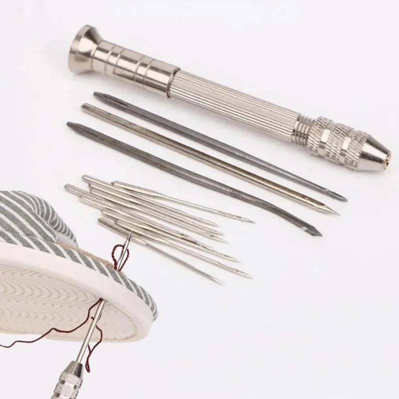 革縫い用千枚通しキット、革製品の修理ツール、DIY手縫い針、 - Leather Tooling Kit のレビューと価格