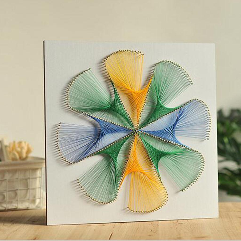 クラフトプロジェクトキット フラワーストリングアート 木製ボ - Art Craft Project のレビューと価格