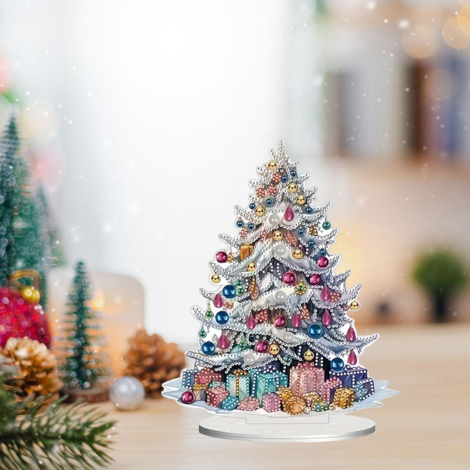 クリスマスツリーデスクトップ装飾クリスマス卓上オーナメントア - Art Craft Christmas Tree のレビューと価格