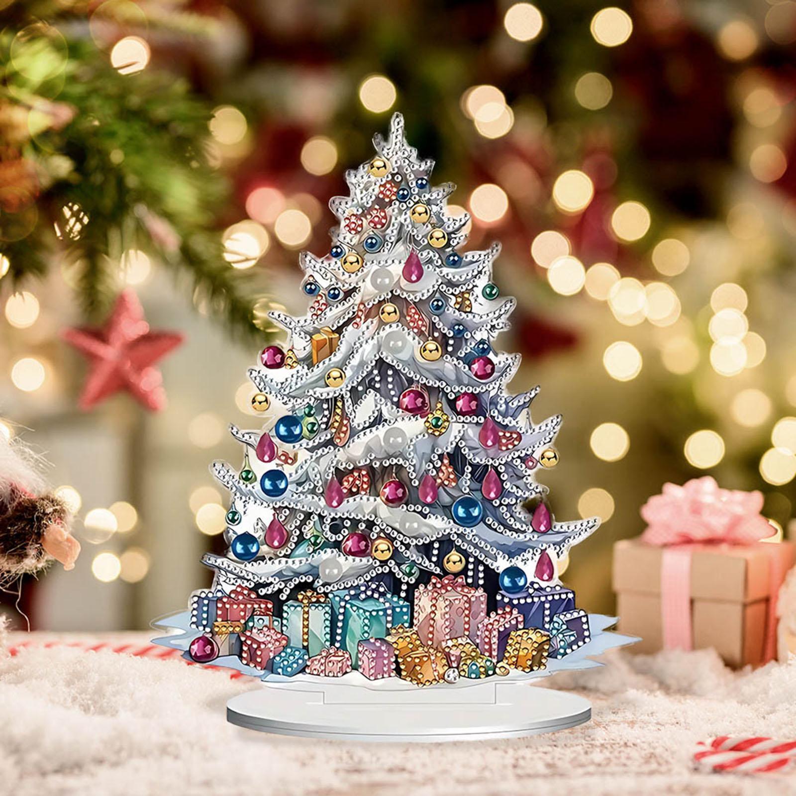 クリスマスツリーデスクトップ装飾クリスマス卓上オーナメントア - Art Craft Christmas Tree のレビューと価格