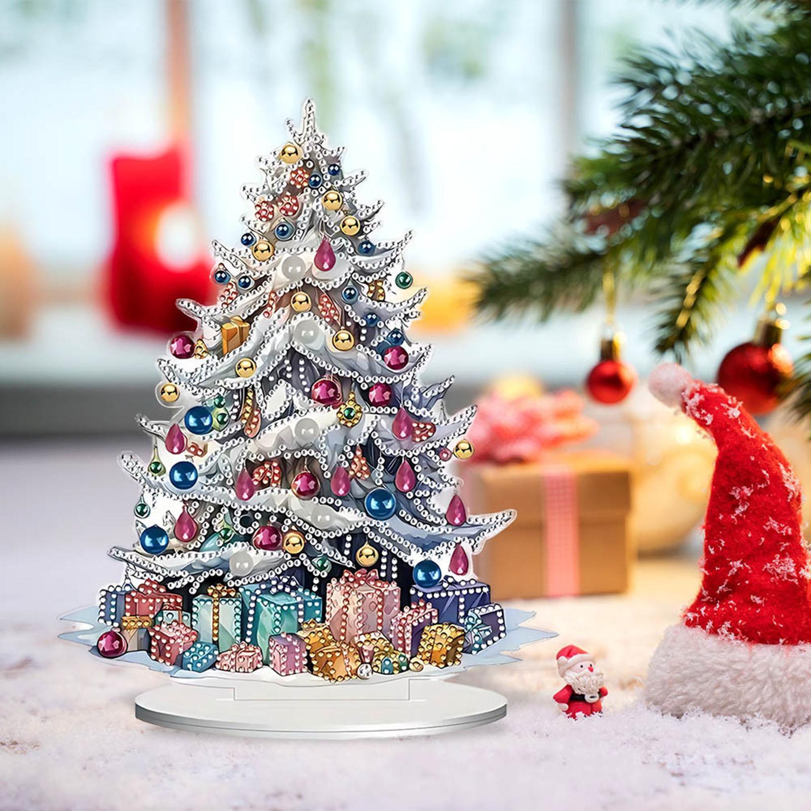 クリスマスツリーデスクトップ装飾クリスマス卓上オーナメントア - Art Craft Christmas Tree のレビューと価格