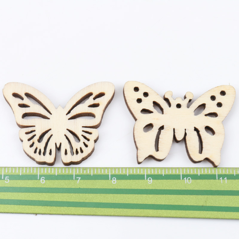 ネイチュアルバタフライパターン木製スクラップブッキングアート - Art Craft Butterfly のレビューと価格
