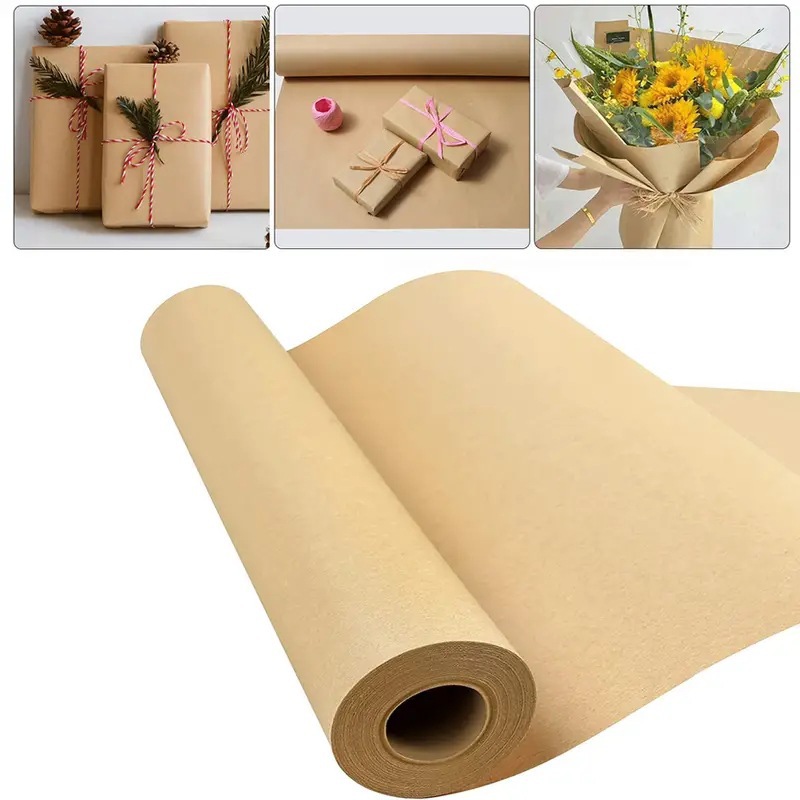 茶色のクラフト紙 ギフト包装、梱包ロール、引っ越し、美術工芸 - Art And Craft Recycle のレビューと価格