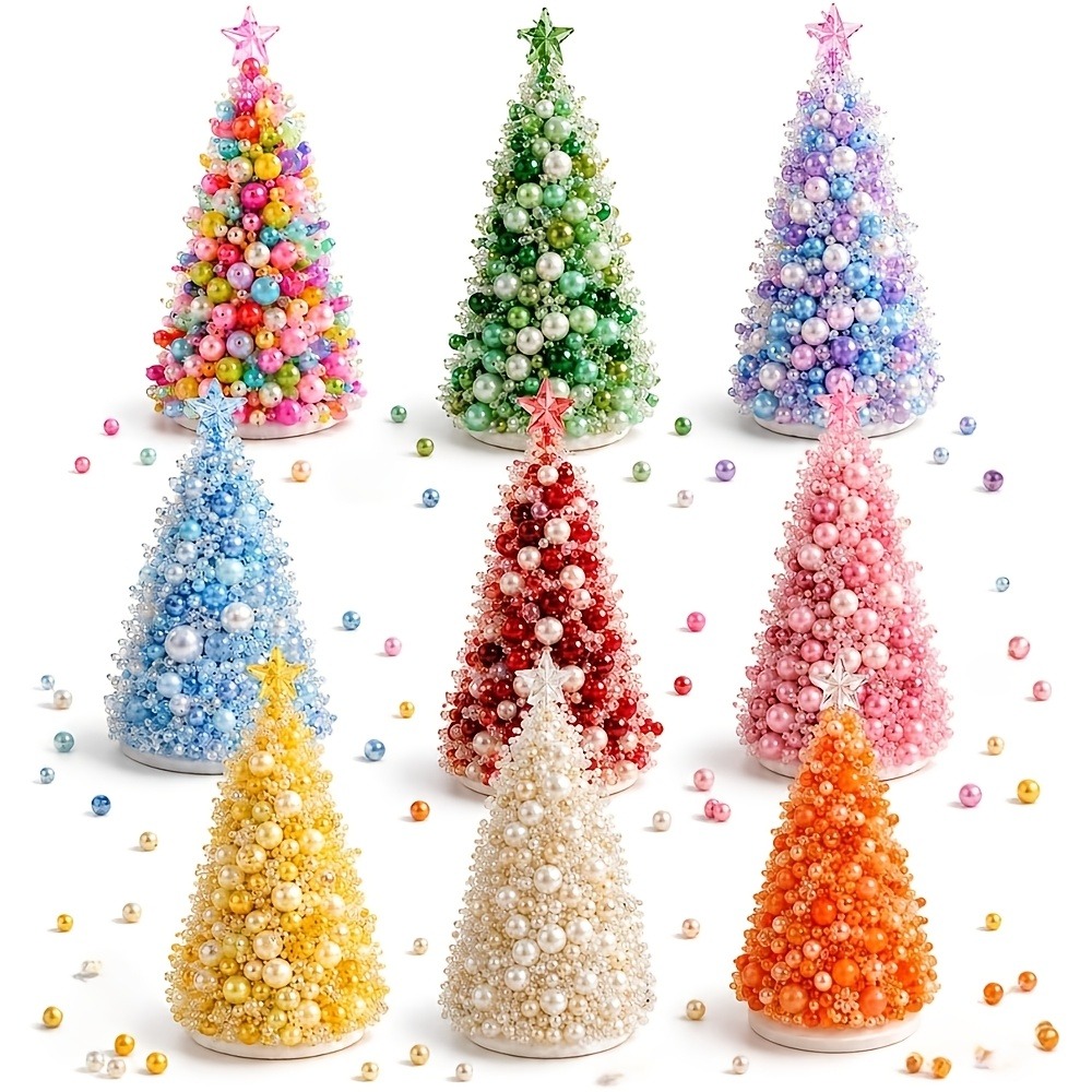 DIYビーズクリスマスツリーキット、手作りPVCグリッターク - Art Craft Christmas Tree のレビューと価格
