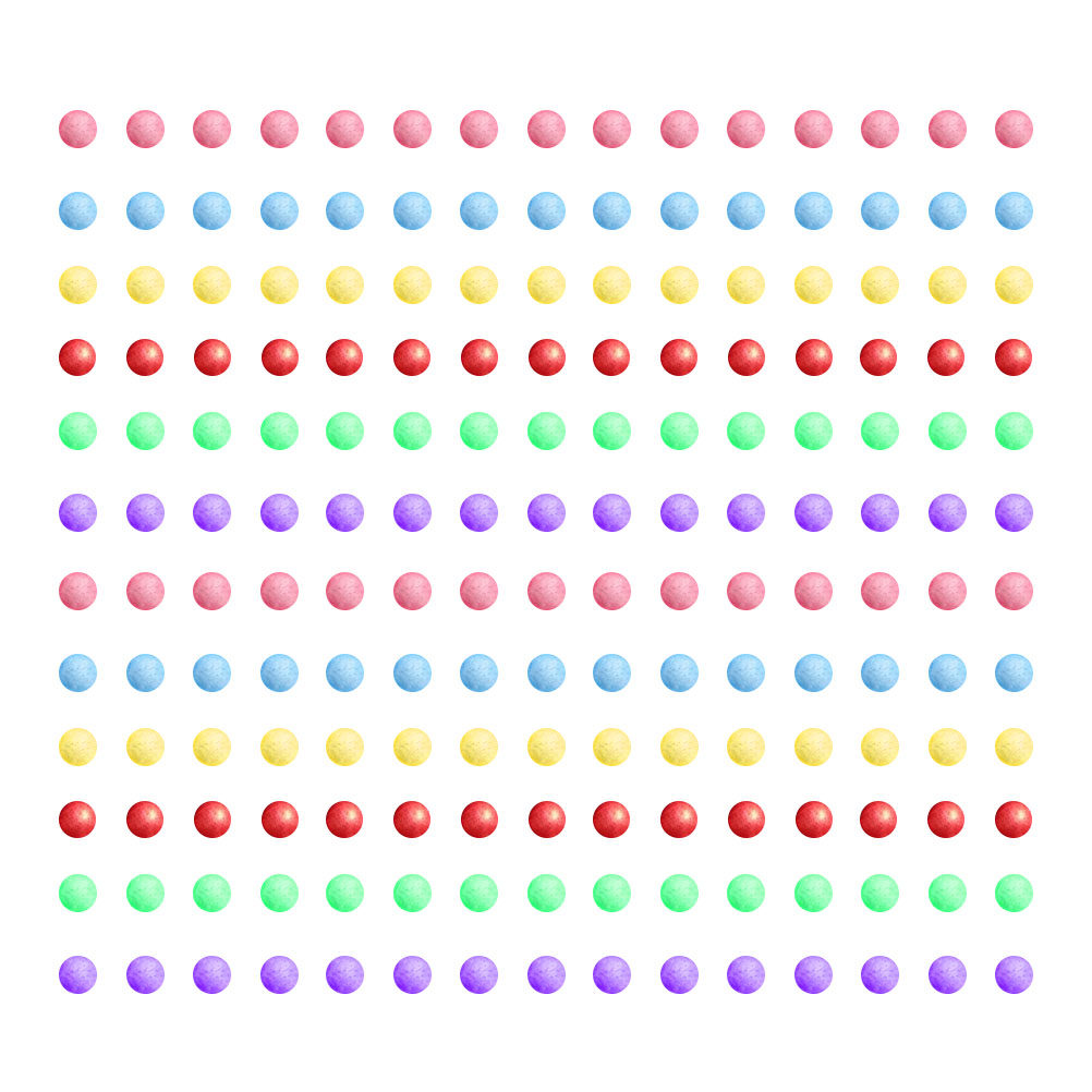 6個入り、7～9mmのアソートカラーのミニクラフトボール。感 - Art And Craft Recycle のレビューと価格