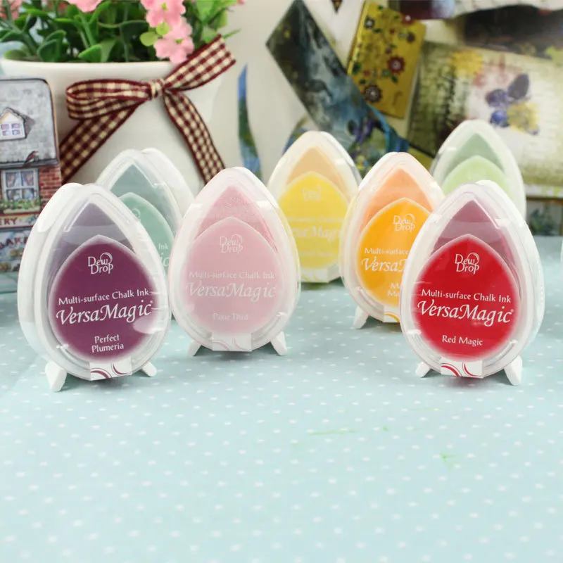 クリエイティブウォータードロップインクパッド多目的パステルゴ - Stamping Ink Pad のレビューと価格