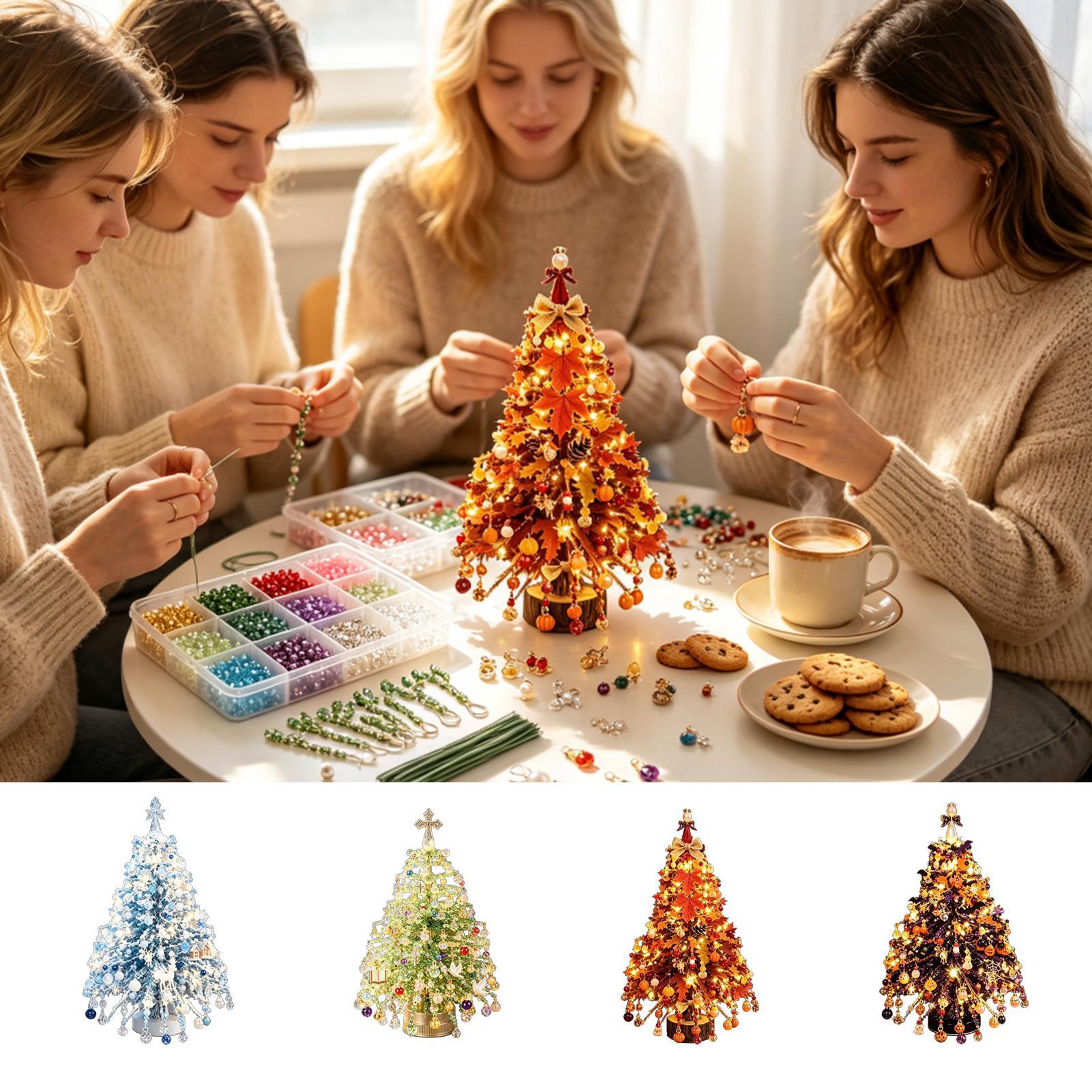 ビーズ付きクリスマスツリーキット フェアリークラフト インス - Art Craft Christmas Tree のレビューと価格