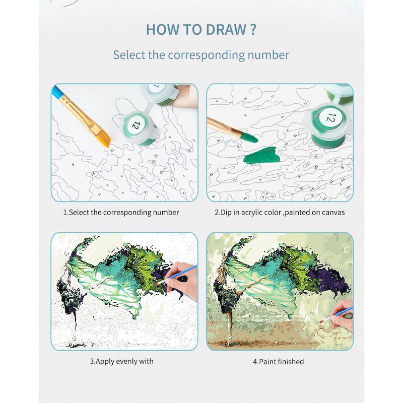 GATYZTORY 数字で描く絵 大人向けクラフト DIYア - Art Craft Ideas For Adults のレビューと価格
