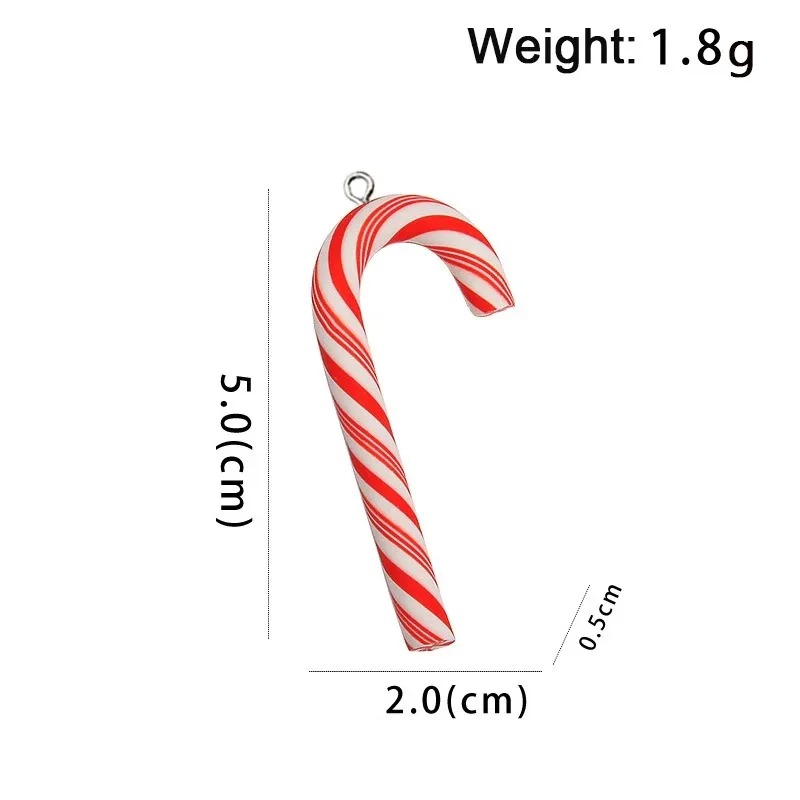 10個入り かわいい大型ポリマークレイ クリスマスキャンディ - Art Craft Christmas のレビューと価格