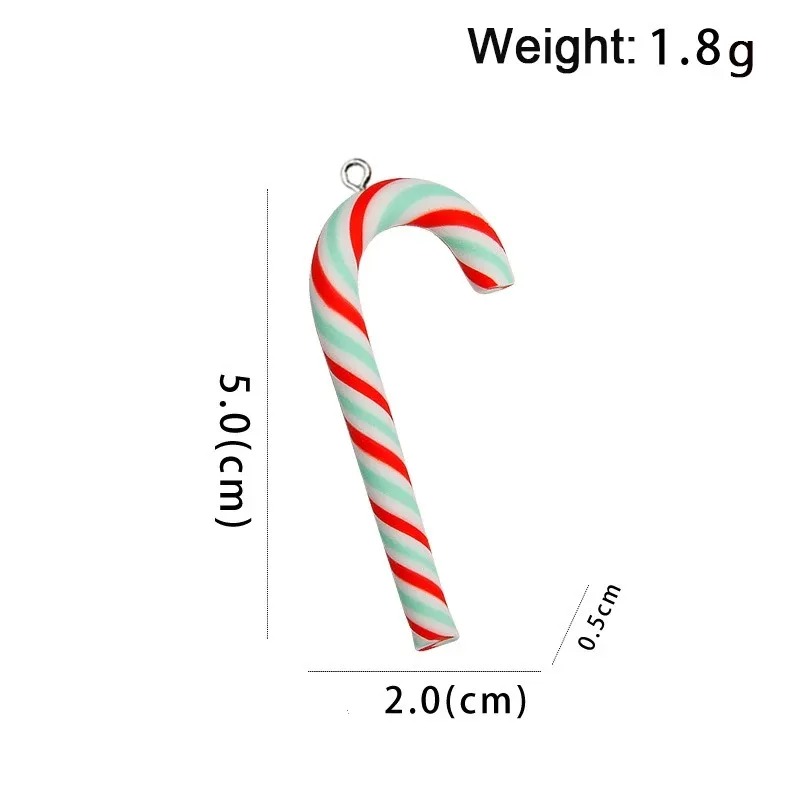 10個入り かわいい大型ポリマークレイ クリスマスキャンディ - Art Craft Christmas のレビューと価格