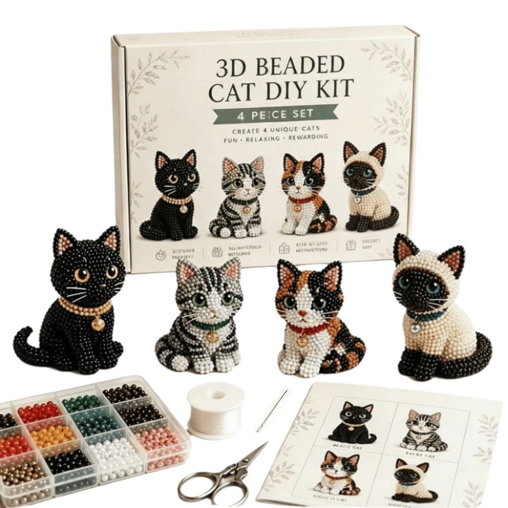 小さなビーズ3Dビーズ動物キット、動物の形をしたクリエイティ - Art Craft And Design のレビューと価格