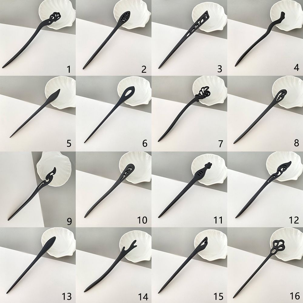 レトロスタイルの手作り彫刻ヘアケアアクセサリー、箸型ヘアステ - Art Craft Stick のレビューと価格