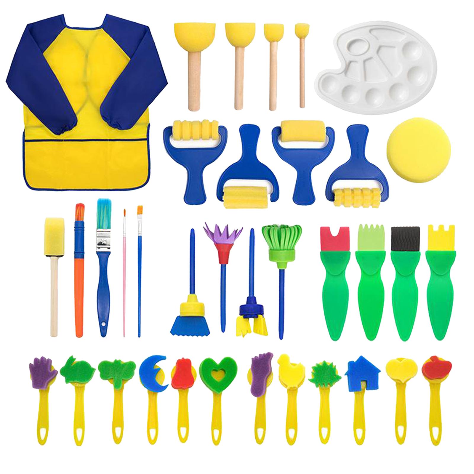 36 個スポンジペイントローラーブラシ子供描画おもちゃ幼稚園 - Art Craft For Kindergarten のレビューと価格