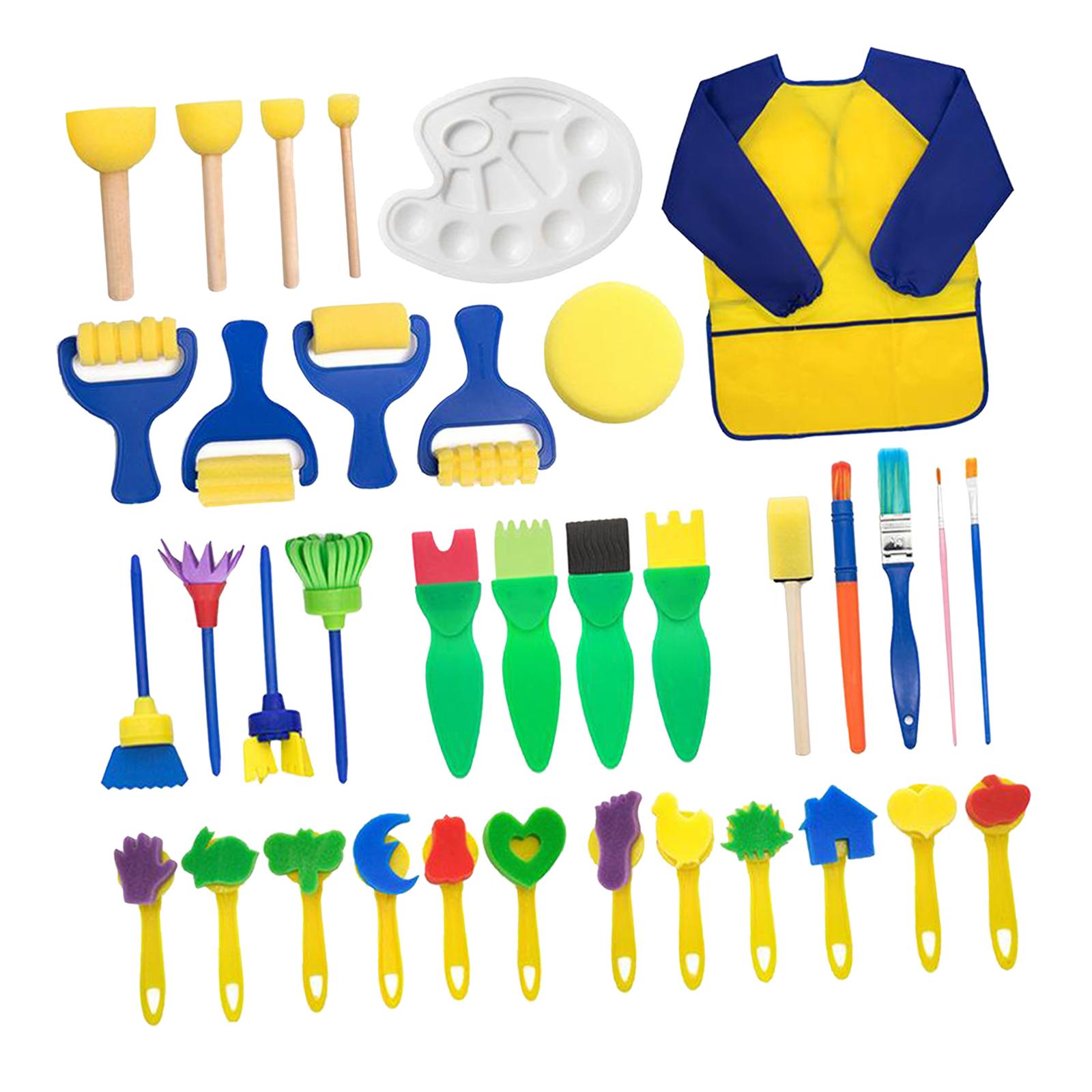 36 個スポンジペイントローラーブラシ子供描画おもちゃ幼稚園 - Art Craft For Kindergarten のレビューと価格
