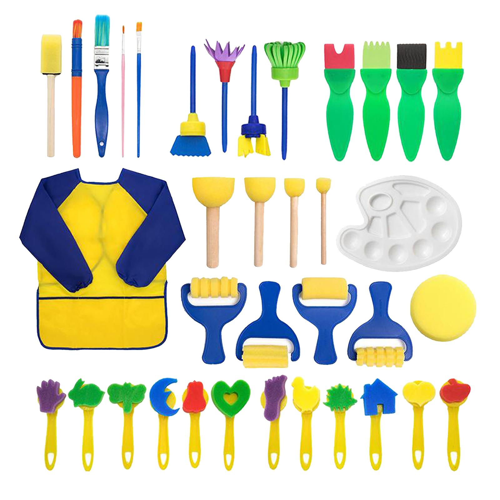 36 個スポンジペイントローラーブラシ子供描画おもちゃ幼稚園 - Art Craft For Kindergarten のレビューと価格